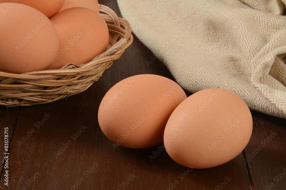 Brown eggs