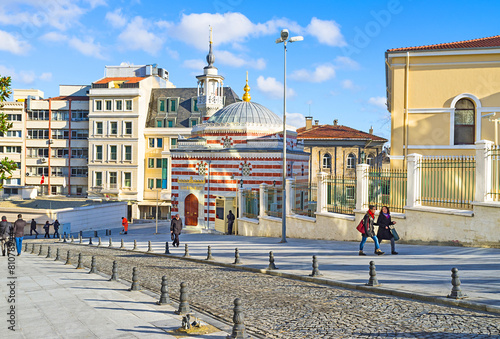 Canvas Print The colorful mosque
