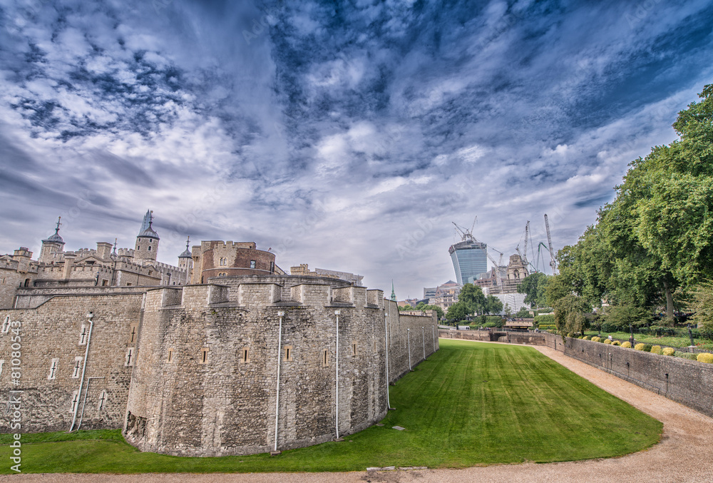 Tower of London on a sunny day