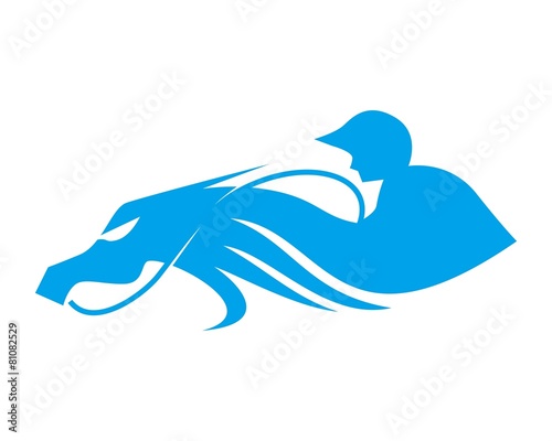 horse equestrian logo template 