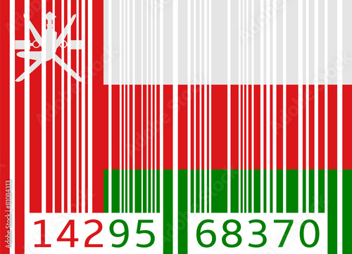 bar code flag oman