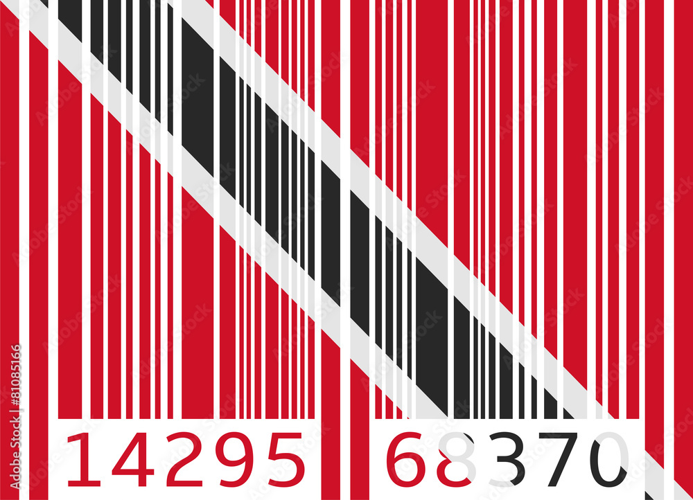 bar code flag trinidad and tobago bar code flag trinidad and tobago