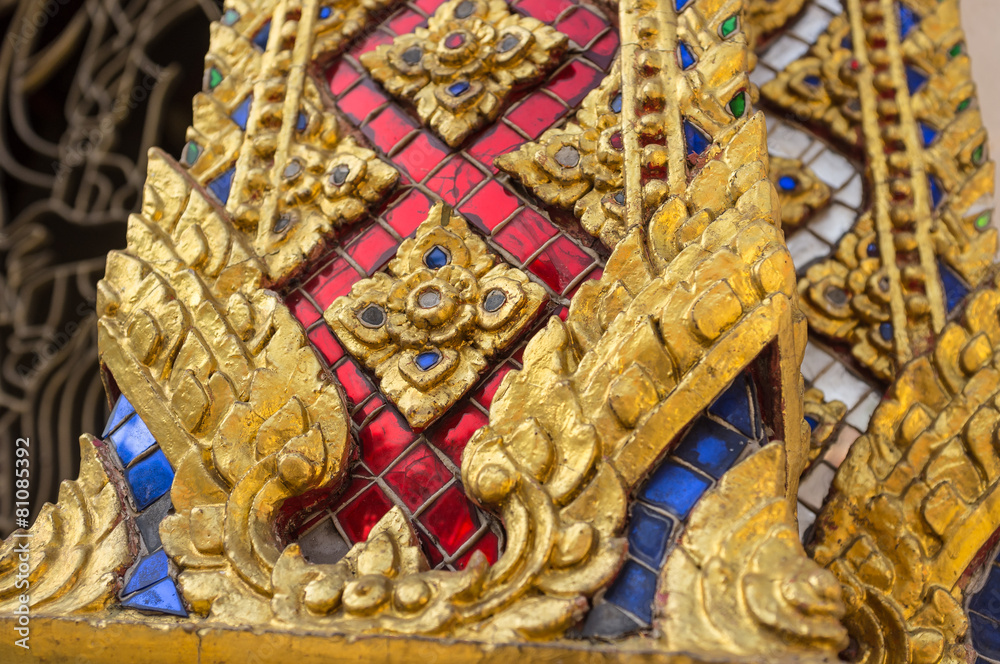 Fototapeta premium Closeup Thai Sculpture