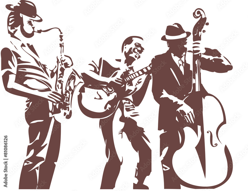 Fototapeta premium Jazzmen