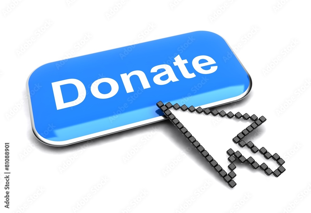 Donate button and arrow cursor Donate button and arrow cursor