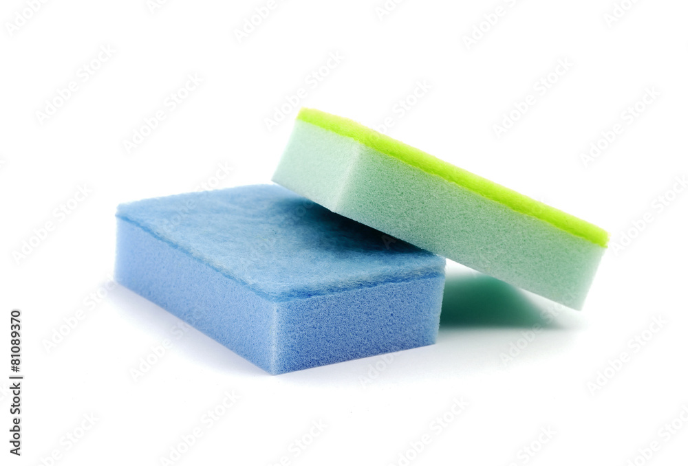 Fototapeta premium Two cleaning sponges