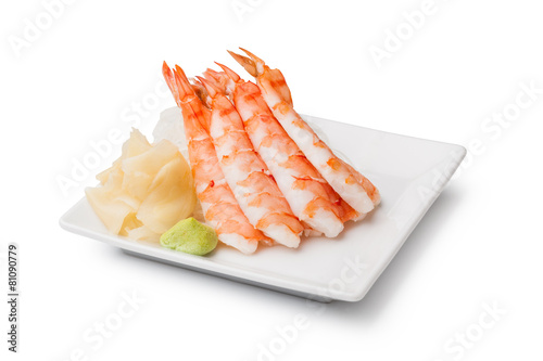 shrimp sashimi