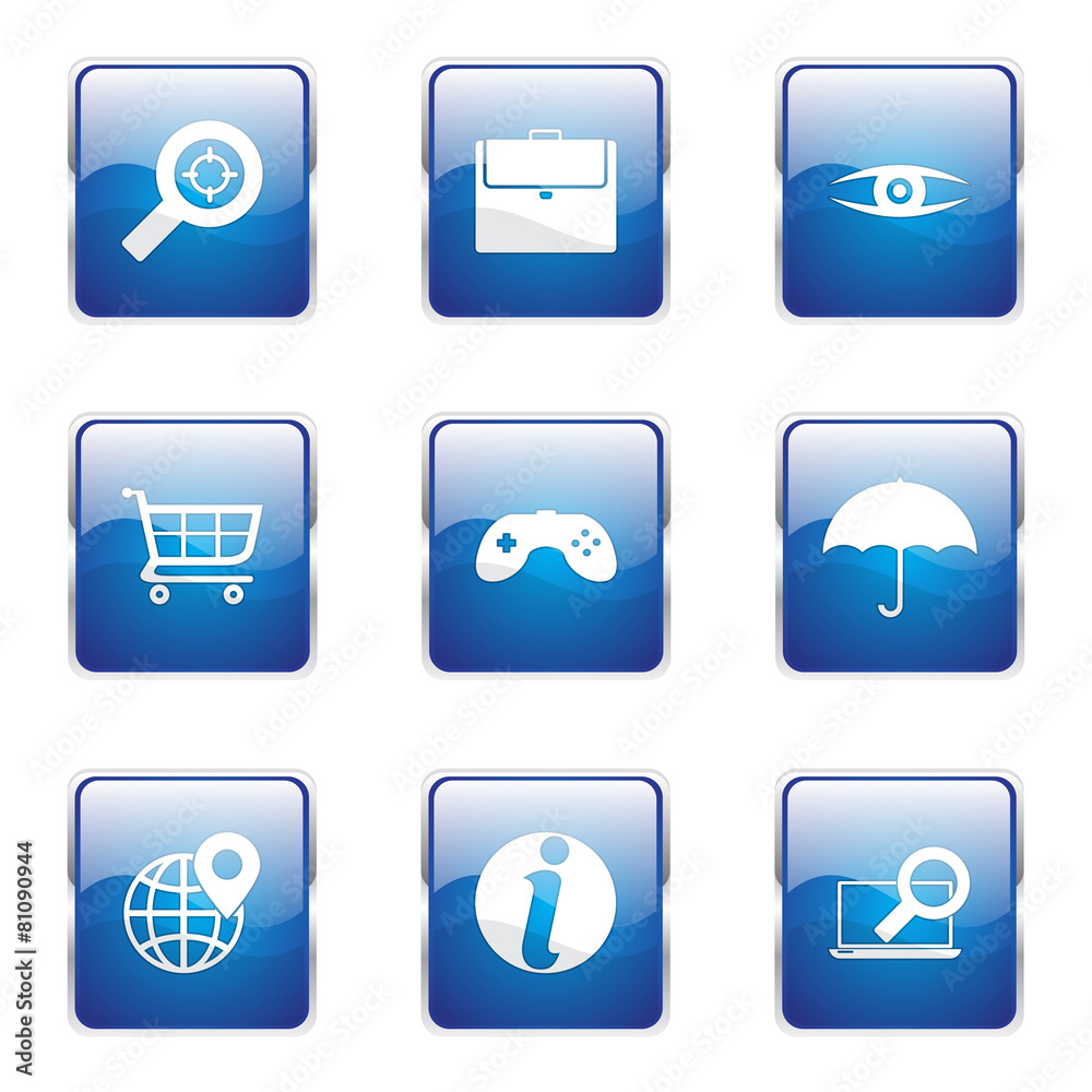 SEO Internet Sign Square Vector Blue Icon Design Set 10 SEO Internet Sign Square Vector Blue Icon Design Set 10