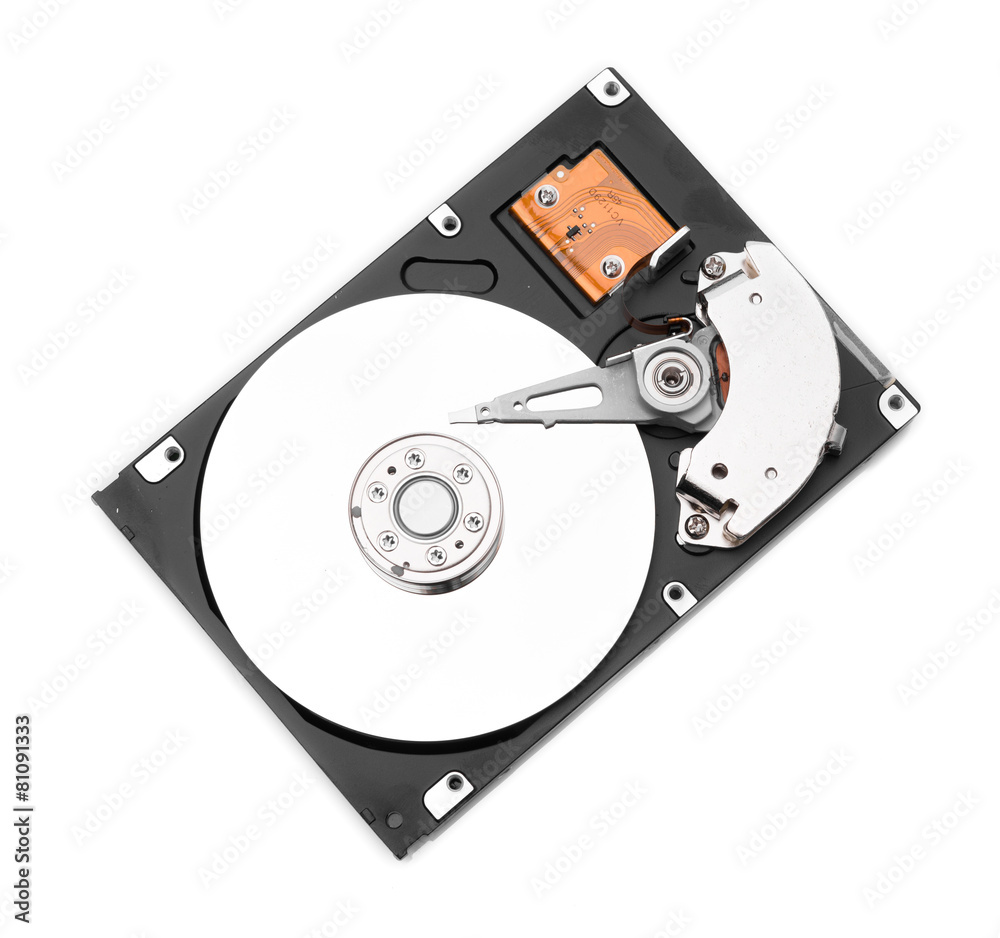 HDD on white