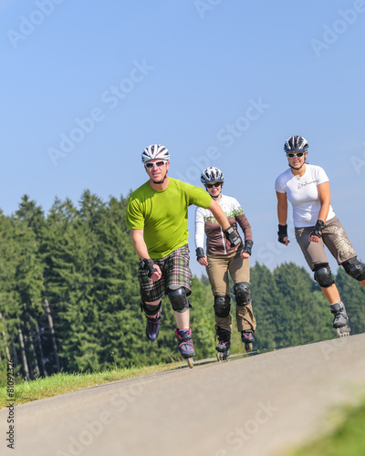 Obraz na płótnie Freizeitsport Inline-Skating