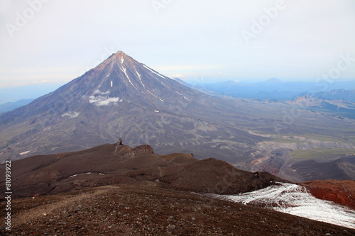 View of Koriaksky Volcano. photo