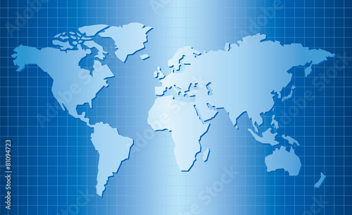 World map of dots Vector