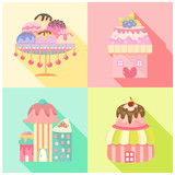 Ice Cream icons set