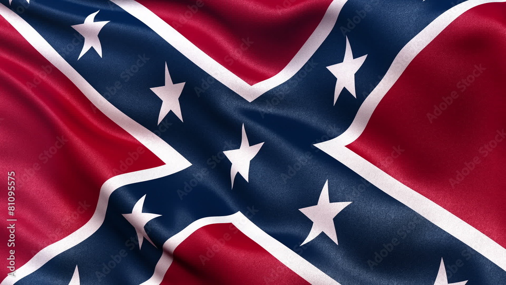 Confederate Battle Flag seamless loop Confederate Battle Flag seamless loop