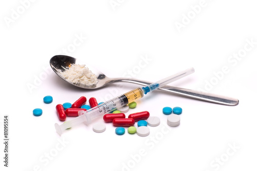 Drug syringe
