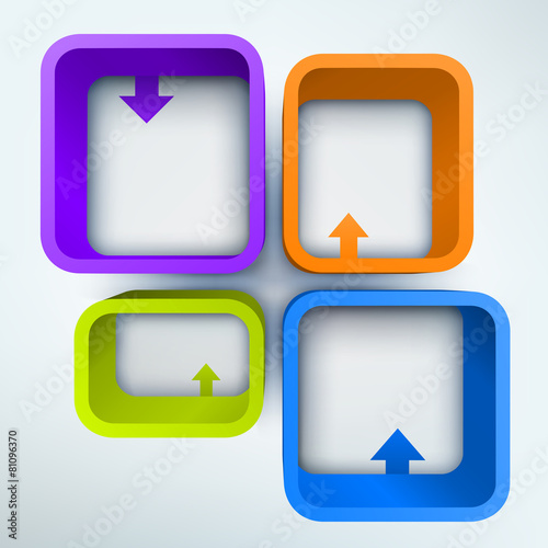 Free Download Abstract 3d vector illustration with place for text - GFXLoad