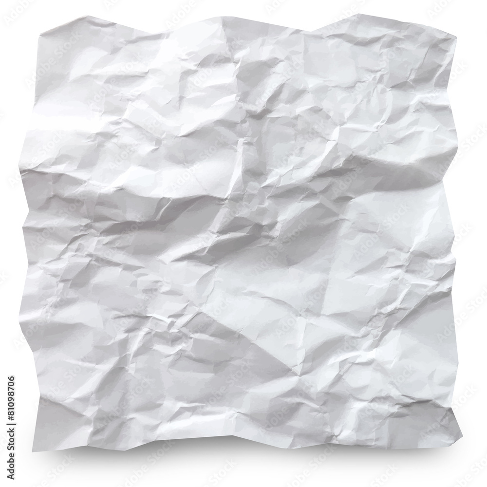 Obraz premium Crumpled paper