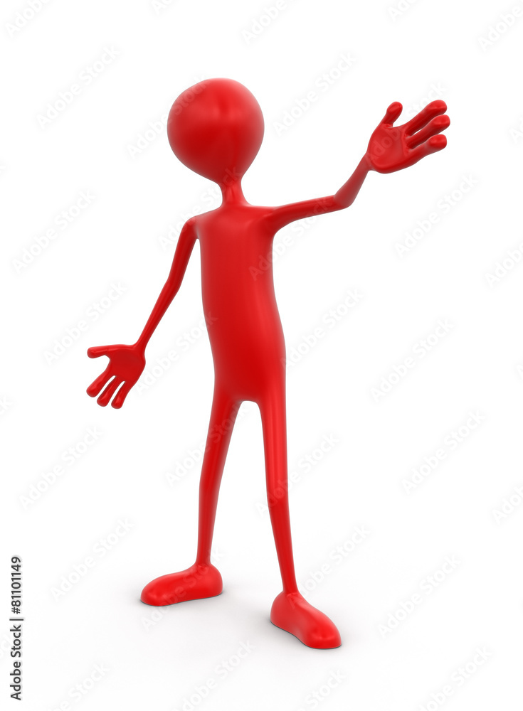 Human character (clipping path included) Human character (clipping path included)