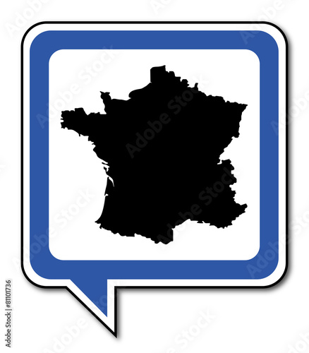 Logo carte de France.