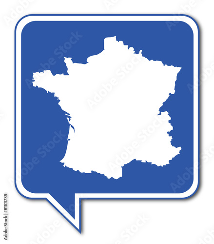 Logo carte de France.