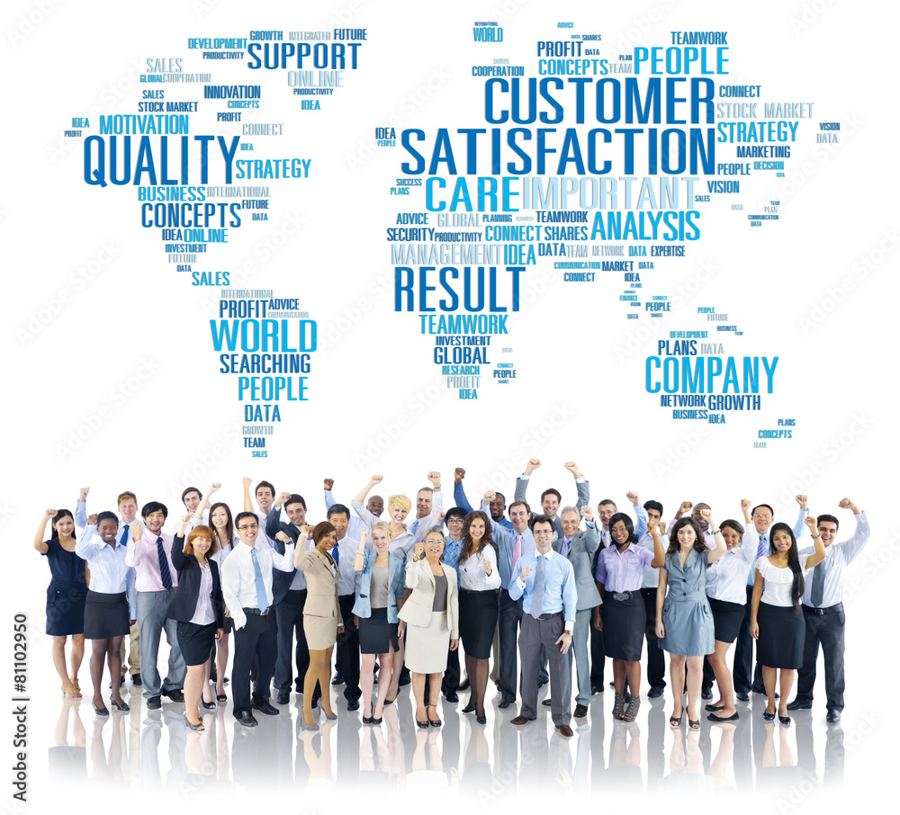 Customer Satisfaction Reliability Quality Service Concept Customer Satisfaction Reliability Quality Service Concept