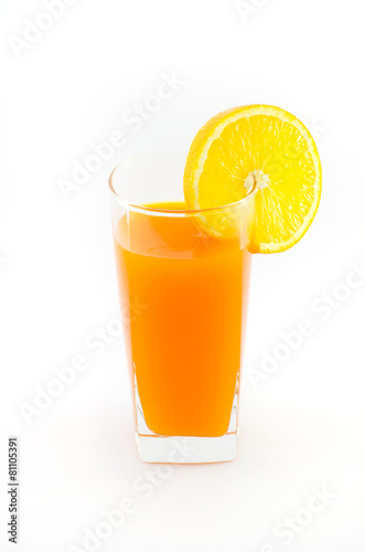 Orange Juice isolate on white
