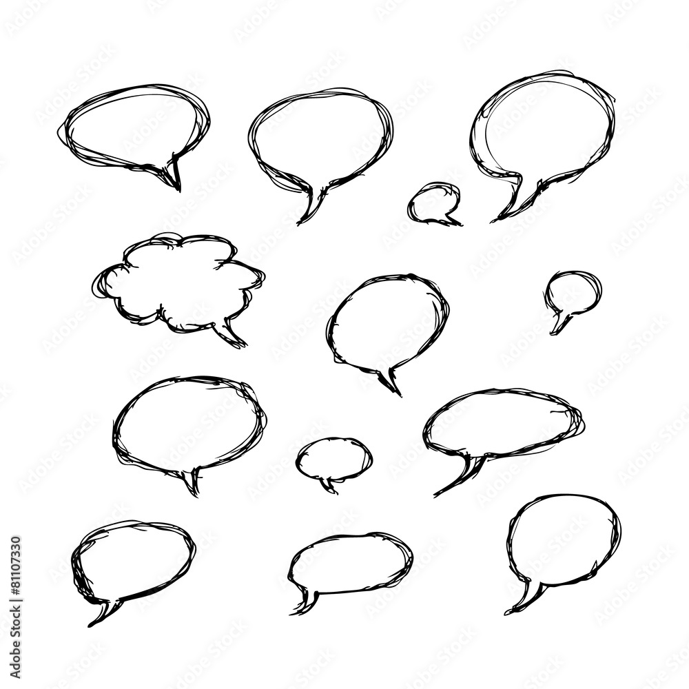 Hand drawn illustrations for use as a group or on their own