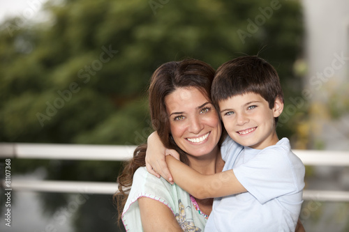 Mother and son