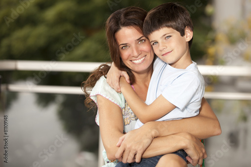 Mother and son