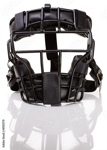 Baseball: Umpire's Mask Isolated photo