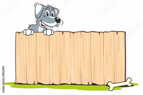 Grey Dog Fence