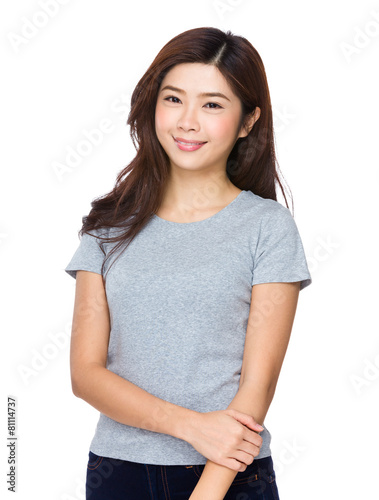 Smiling Asian woman © leungchopan