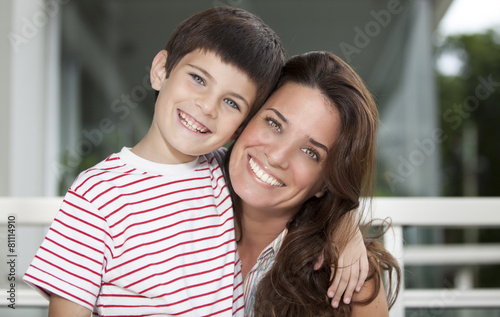 Mother and son