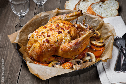 Fotografie Roast Chicken