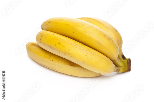 Banana isolated over white background
