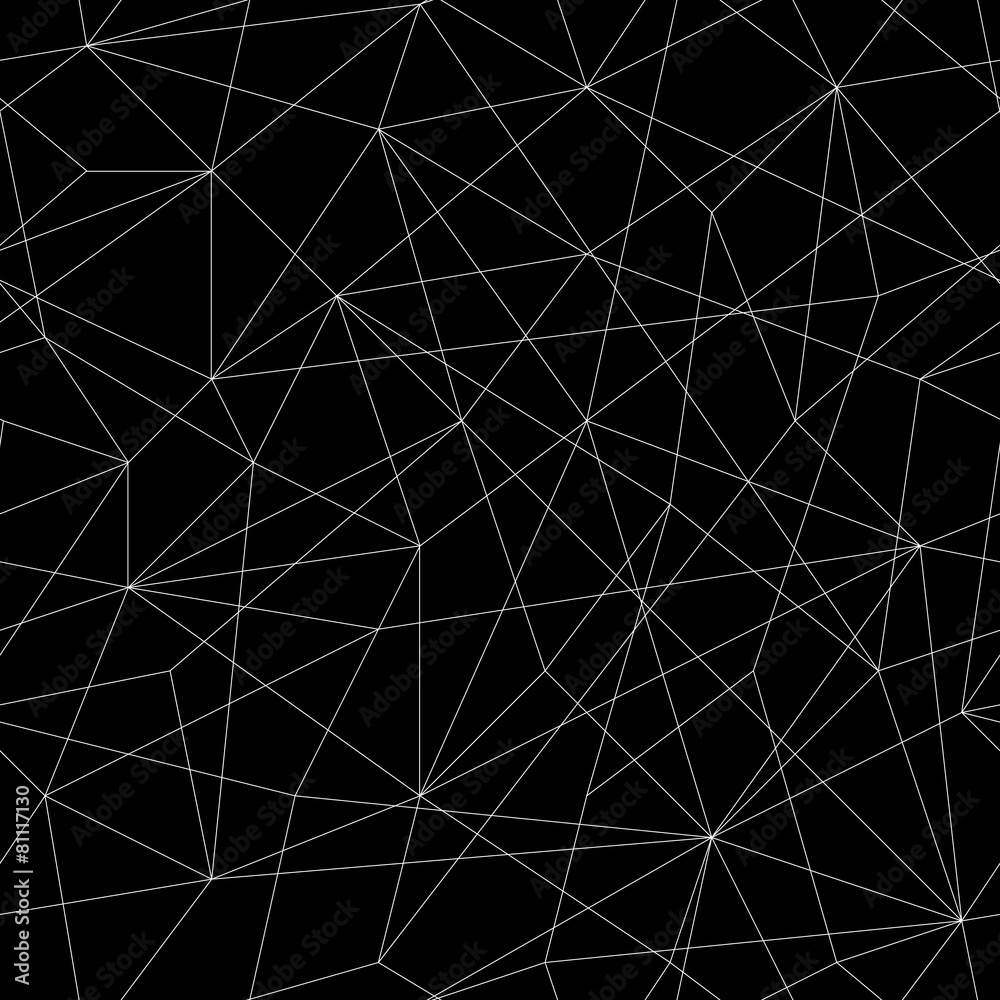 Abstract mosaic pattern with triangles. Seamless vector.