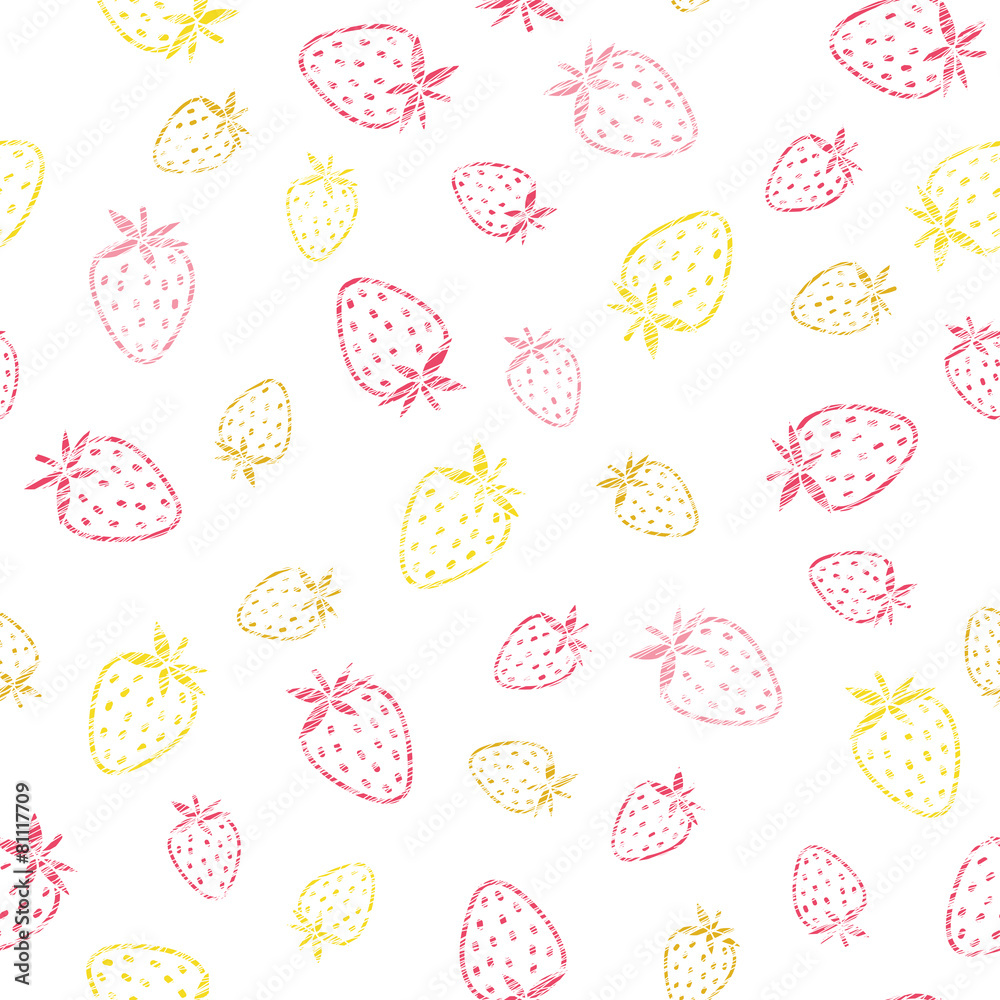 Endless strawberry texture, endless berry background. Abstract f
