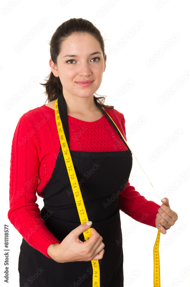 beautiful young woman tailor seamstress designer stylist beautiful young woman tailor seamstress designer stylist