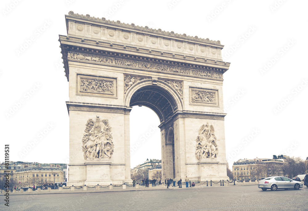 Obraz premium Arc de Triomphe, Paris