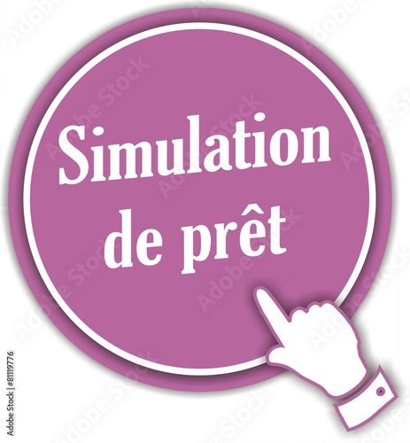 bouton simulation de prêt