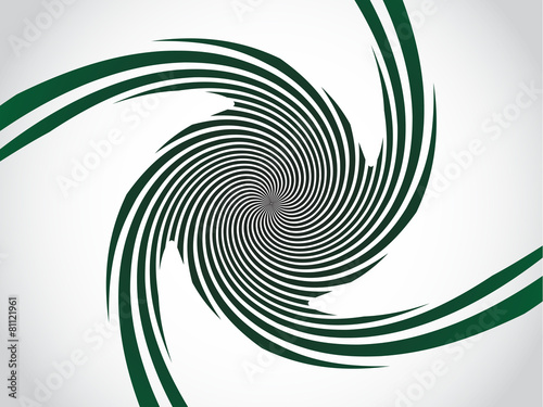 Abstract green twist effect background