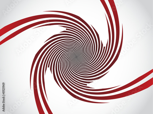 Abstract red twist effect background