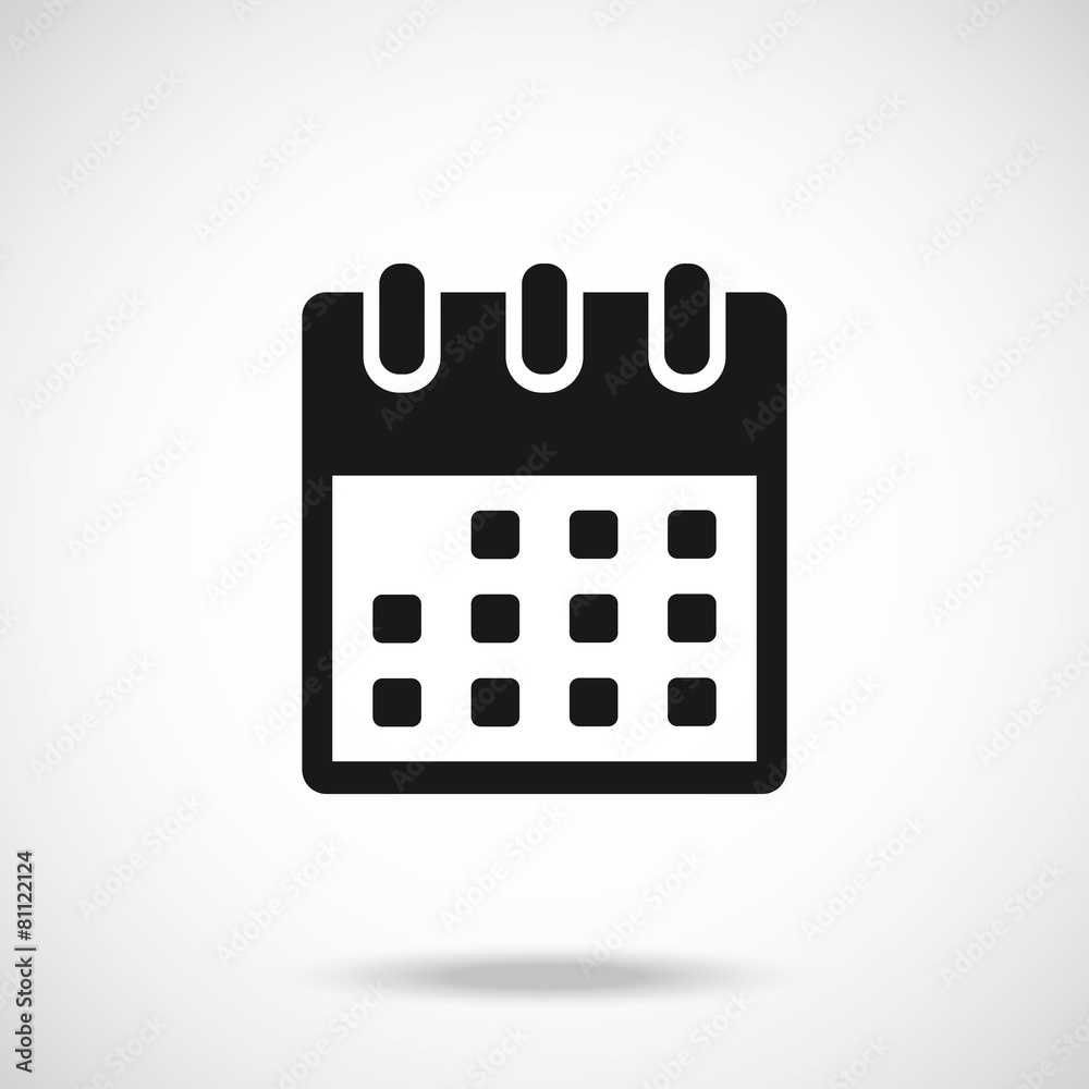 Calendar icon. Vector illustration Calendar icon. Vector illustration