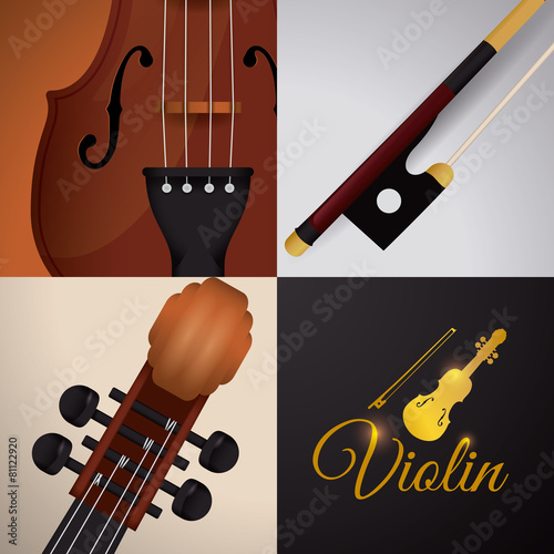 Violin design.