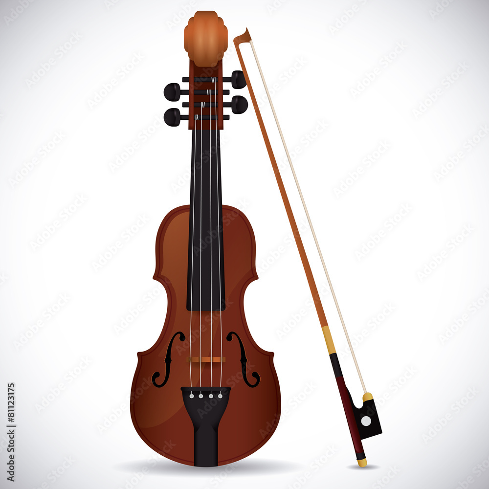 Fototapeta premium Violin design.
