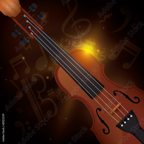 Violin design.
