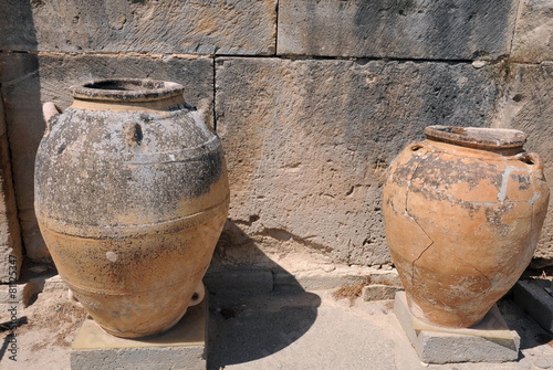 Two Ancient Pithoi in Phaestus