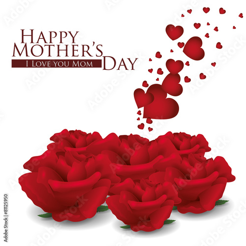 Mothers day card design.