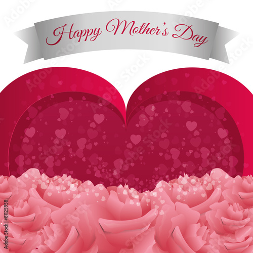 Mothers day card design.