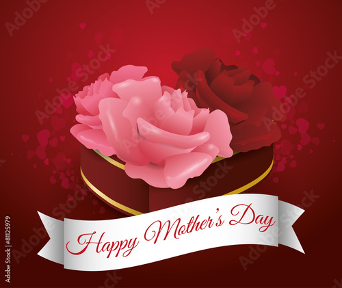Mothers day card design.